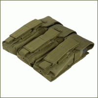 (Condor) Triple AK Kangaroo Mag Pouch (Olive)