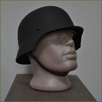 Немецкая каска М-35 Зеленая, матовая  (Реплика)