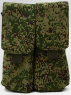 Двойной подсумок для 4 магазинов АК с клапаном (Цифра РФ)